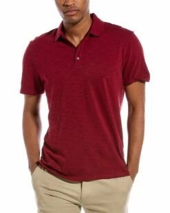 Vince Slub Polo Shirt Men T-Shirts & Polos