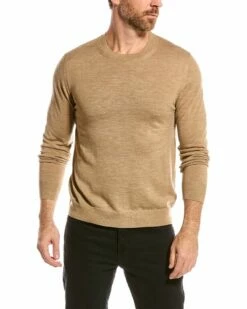 Vince Merino Wool Crewneck Sweater Men Sweaters