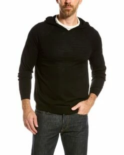 Vince Merino Wool Hoodie Men Sweatshirts & Hoodies