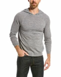 Vince Merino Wool Hoodie Men Sweatshirts & Hoodies