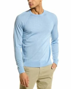 Vince Lightweight Wool Crewneck Sweater Men Sweaters