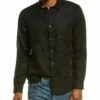 Vince Linen Woven Shirt Men Casual Button Downs -Vince shop 1010338271 RLLZ 1