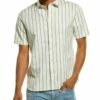 Vince Classic Fit Stripe Shirt Men Casual Button Downs -Vince shop 1010338278 RLLZ 1