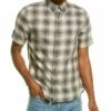 Vince Classic Fit Oceanview Plaid Shirt Men Casual Button Downs -Vince shop 1010338292 RLLZ 1