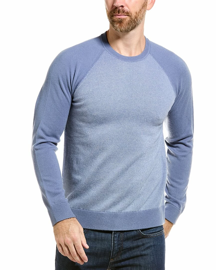 Vince Birdseye Baseball Wool & Cashmere-Blend Crewneck Sweater Men Sweaters 2 Vince Birdseye Baseball Wool & Cashmere-Blend Crewneck Sweater Men Sweaters