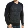 Vince Birdseye Baseball Wool & Cashmere-Blend Crewneck Sweater Men Sweaters 2 Vince Birdseye Baseball Wool & Cashmere-Blend Crewneck Sweater Men Sweaters -Vince shop 1010399466 RLLZ 1