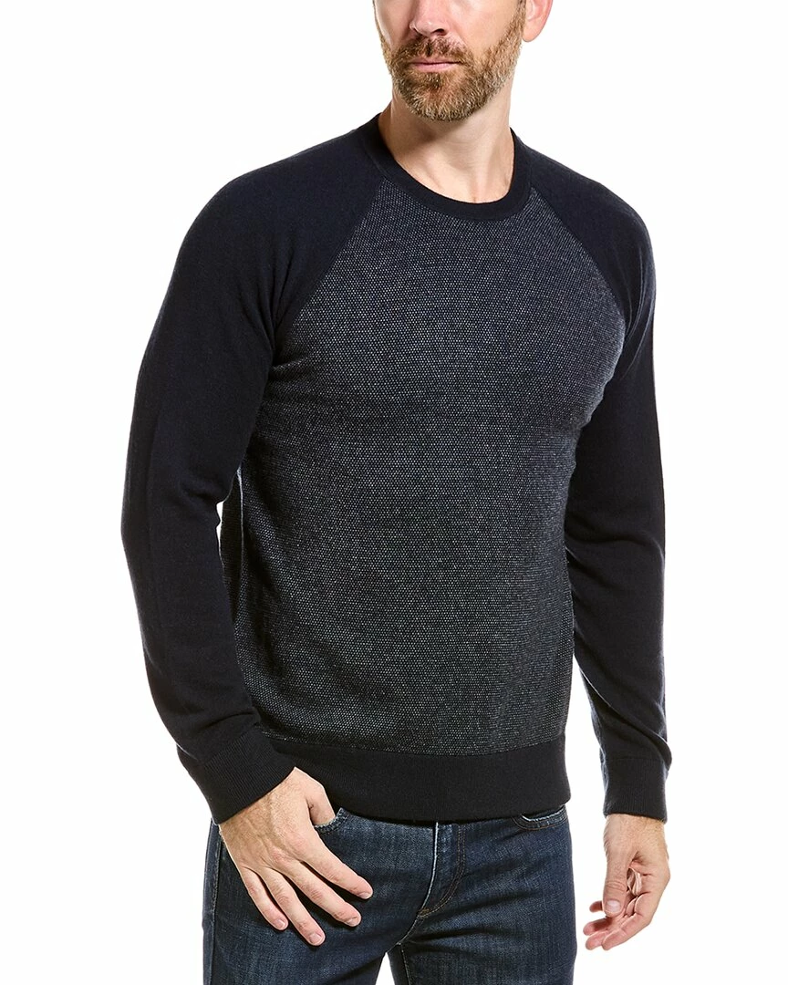 Vince Birdseye Baseball Wool & Cashmere-Blend Crewneck Sweater Men Sweaters 3 Vince Birdseye Baseball Wool & Cashmere-Blend Crewneck Sweater Men Sweaters