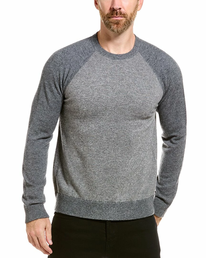 Vince Birdseye Baseball Wool & Cashmere-Blend Crewneck Sweater Men Sweaters 3 Vince Birdseye Baseball Wool & Cashmere-Blend Crewneck Sweater Men Sweaters