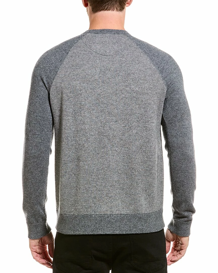 Vince Birdseye Baseball Wool & Cashmere-Blend Crewneck Sweater Men Sweaters 4 Vince Birdseye Baseball Wool & Cashmere-Blend Crewneck Sweater Men Sweaters - Image 2