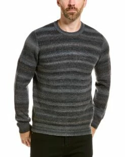 Vince Spacedye Wool & Cashmere-Blend Sweater Men Sweaters