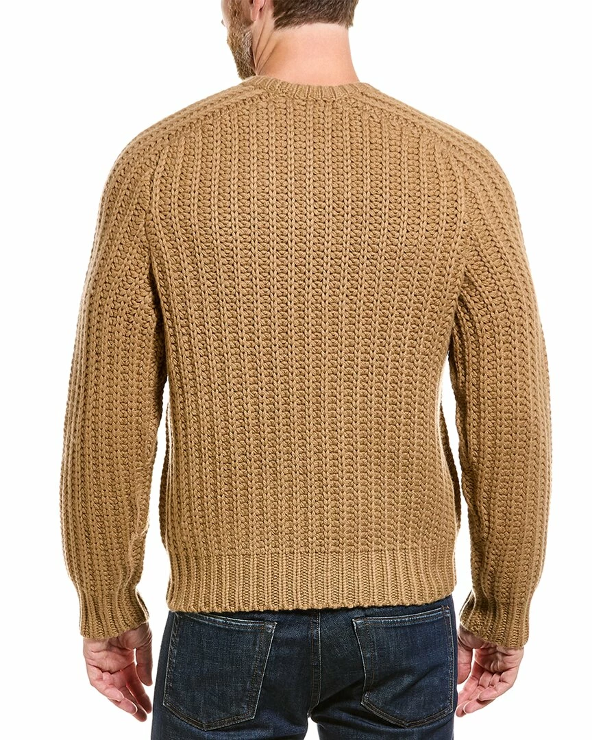 Vince Cable Crewneck Wool & Cashmere-Blend Sweater Men Sweaters 4 Vince Cable Crewneck Wool & Cashmere-Blend Sweater Men Sweaters - Image 2
