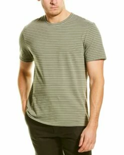 Vince Garment Dyed Stripe T-Shirt T-Shirts & Polos