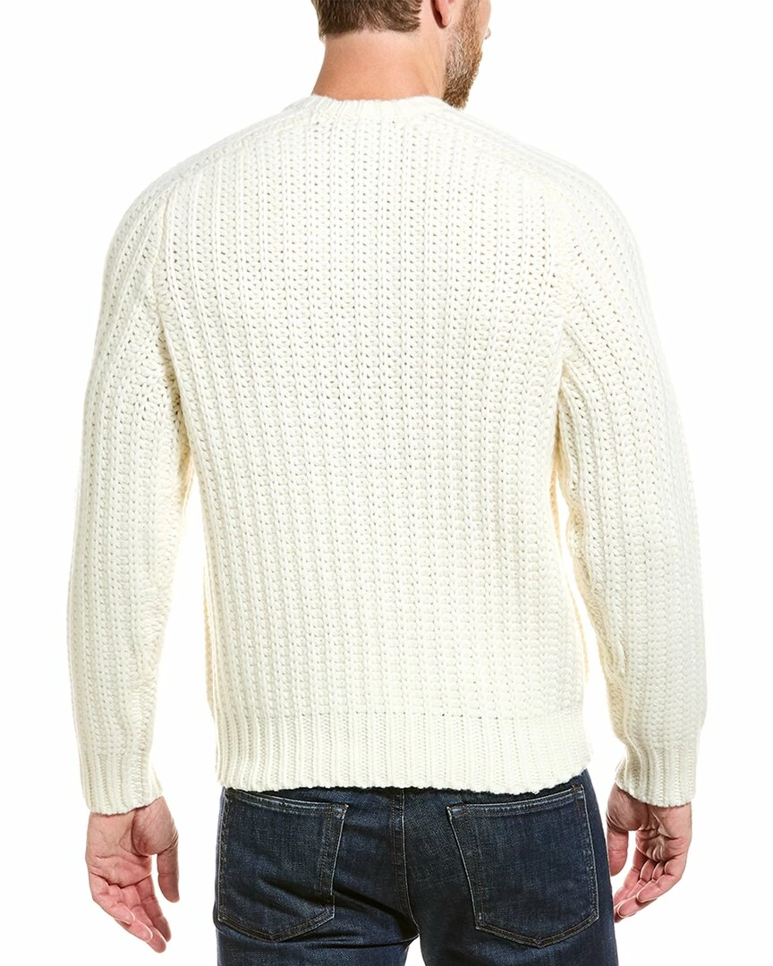 Vince Cable Crewneck Wool & Cashmere-Blend Sweater Men Sweaters 4 Vince Cable Crewneck Wool & Cashmere-Blend Sweater Men Sweaters - Image 2