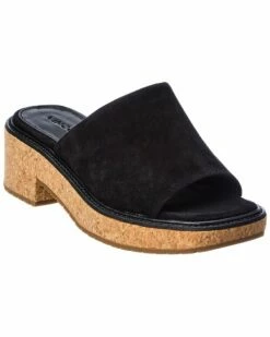 Vince Maddy-B Suede Platform Sandal Women Heeled Sandals