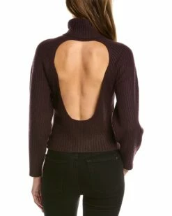 Vince Open Back Turtleneck Cashmere Sweater Women Sweaters & Knits -Vince shop 1411070514 RLLZ 2