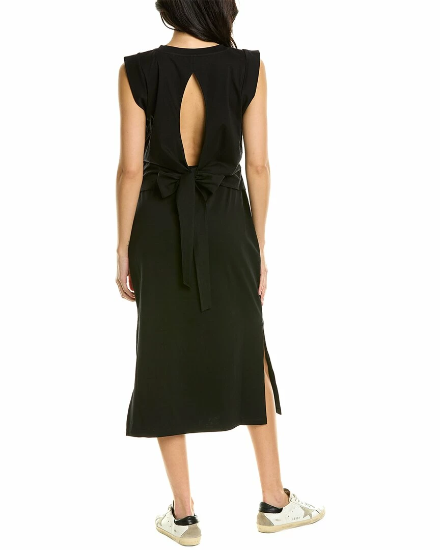 Vince Waist Tie Midi Dress Women Dresses 4 Vince Waist Tie Midi Dress Women Dresses - Image 2