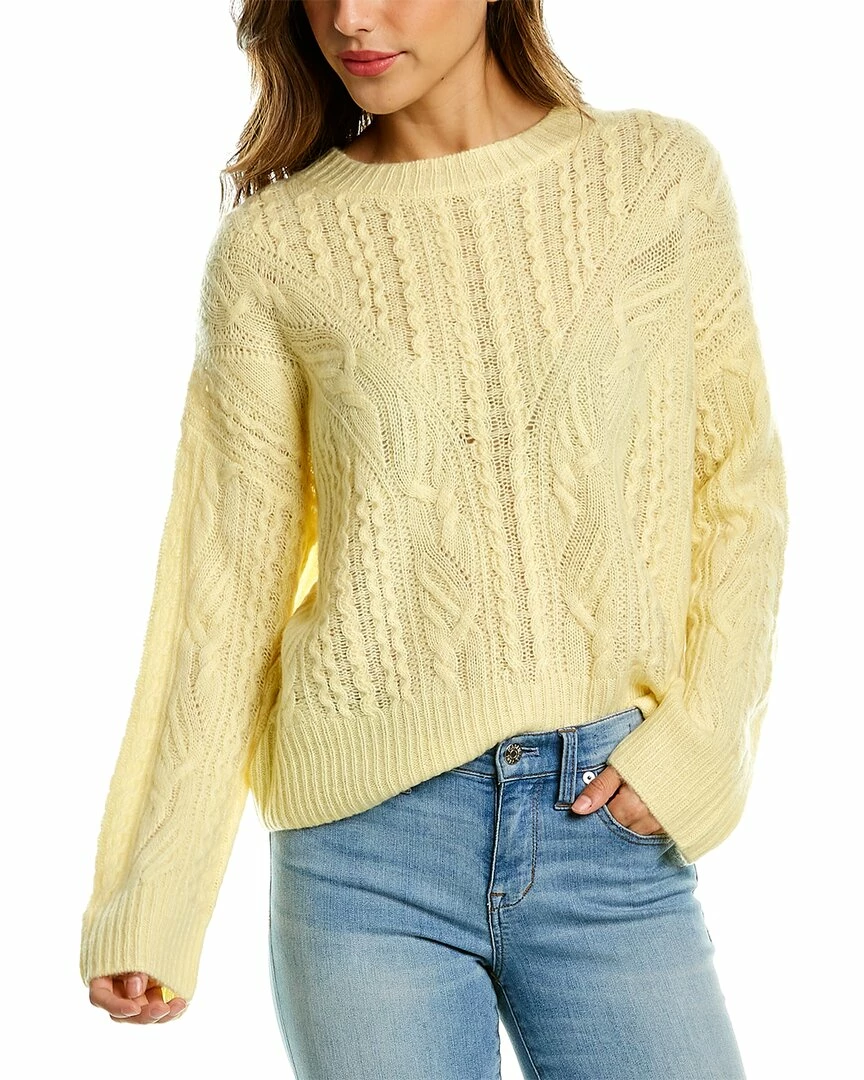 Vince Wool & Cashmere-Blend Cable Knit Sweater Women Sweaters & Knits 3 Vince Wool & Cashmere-Blend Cable Knit Sweater Women Sweaters & Knits
