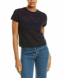 Vince Crochet T-Shirt Women Sweaters & Knits