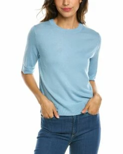 Vince Crewneck Wool & Cashmere-Blend Sweater Women Sweaters & Knits