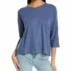 Vince Linen-Blend T-Shirt Women Sweaters & Knits 2 Vince Linen-Blend T-Shirt Women Sweaters & Knits -Vince shop 1411147840 RLLZ 1