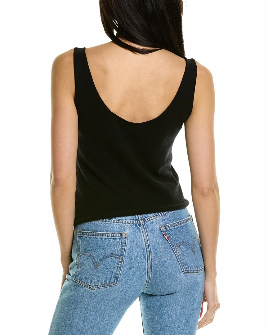 Vince Scoop Cashmere Tank Women Sweaters & Knits 4 Vince Scoop Cashmere Tank Women Sweaters & Knits - Image 2