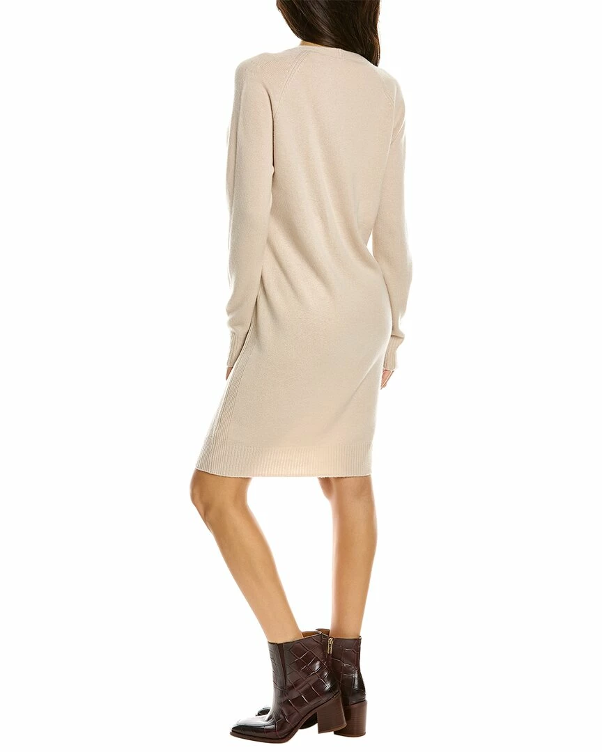 Vince V-Neck Wool & Cashmere-Blend Sweaterdress Women Dresses 4 Vince V-Neck Wool & Cashmere-Blend Sweaterdress Women Dresses - Image 2
