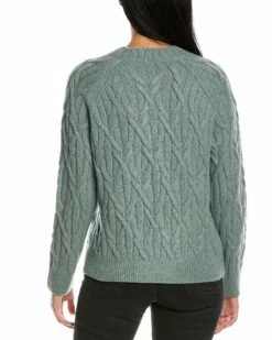 Vince Interlocking Cable Wool & Cashmere-Blend Sweater Women Sweaters & Knits -Vince shop 1411179167 RLLZ 2