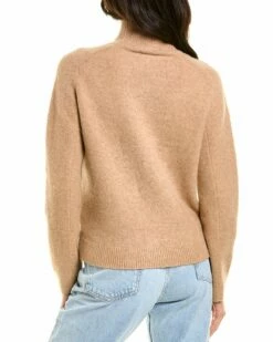 Vince Saddle Marled Turtleneck Wool & Alpaca-Blend Sweater Women Sweaters & Knits -Vince shop 1411179191 RLLZ 2