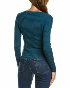 Vince Ribbed Square Neck Wool Sweater Women Sweaters & Knits 6 Vince Ribbed Square Neck Wool Sweater Women Sweaters & Knits -Vince shop 1411179211 RLLZ 2