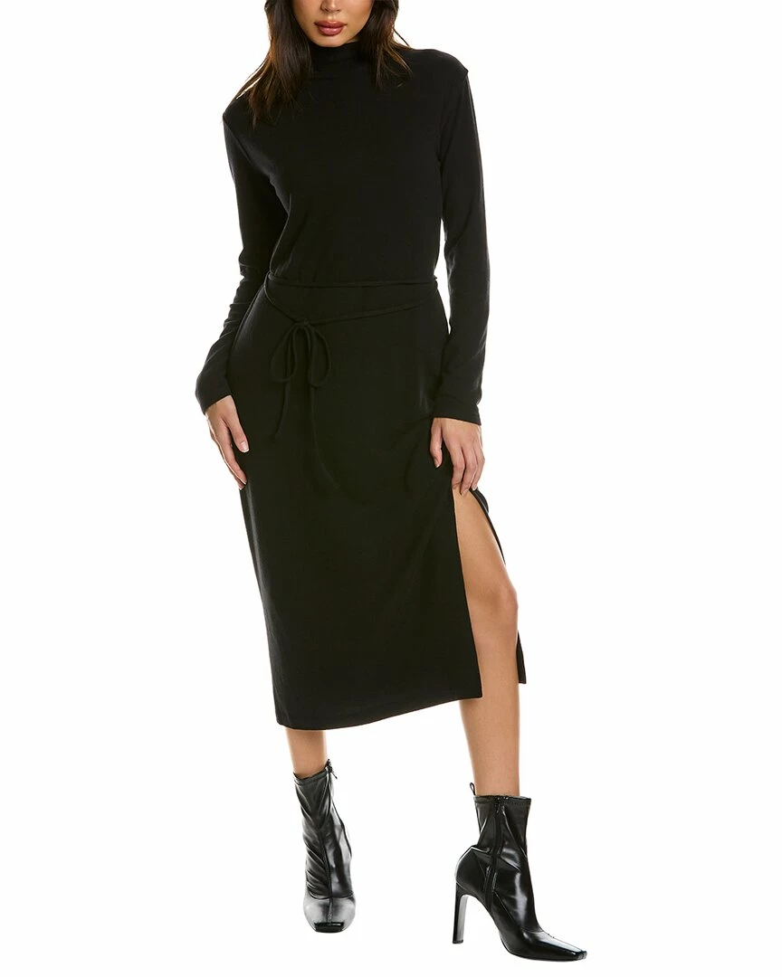 Vince Turtleneck Midi Dress Women Dresses 3 Vince Turtleneck Midi Dress Women Dresses