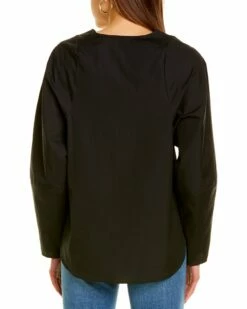 Vince Shaped V-Neck Popover Top Women Tops -Vince shop 1411187247 RLLZ 2