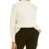 Vince Ribbed Turtleneck Wool & Cashmere-Blend Sweater Women Sweaters & Knits -Vince shop 1411190900 RLLZ 1