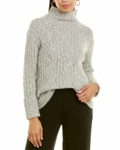 Vince Alpaca & Wool-Blend Turtleneck Sweater Women Sweaters & Knits