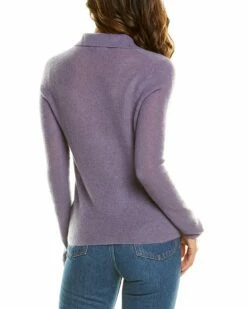Vince Henley Polo Mohair & Wool-Blend Pullover Women Sweaters & Knits -Vince shop 1411209376 RLLZ 2