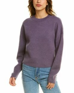 Vince Textured Double Knit Wool, Alpaca & Mohair-Blend Sweater Women Sweaters & Knits