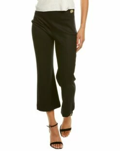 Vince Cozy Easy Wool-Blend Flare Pant Women Pants