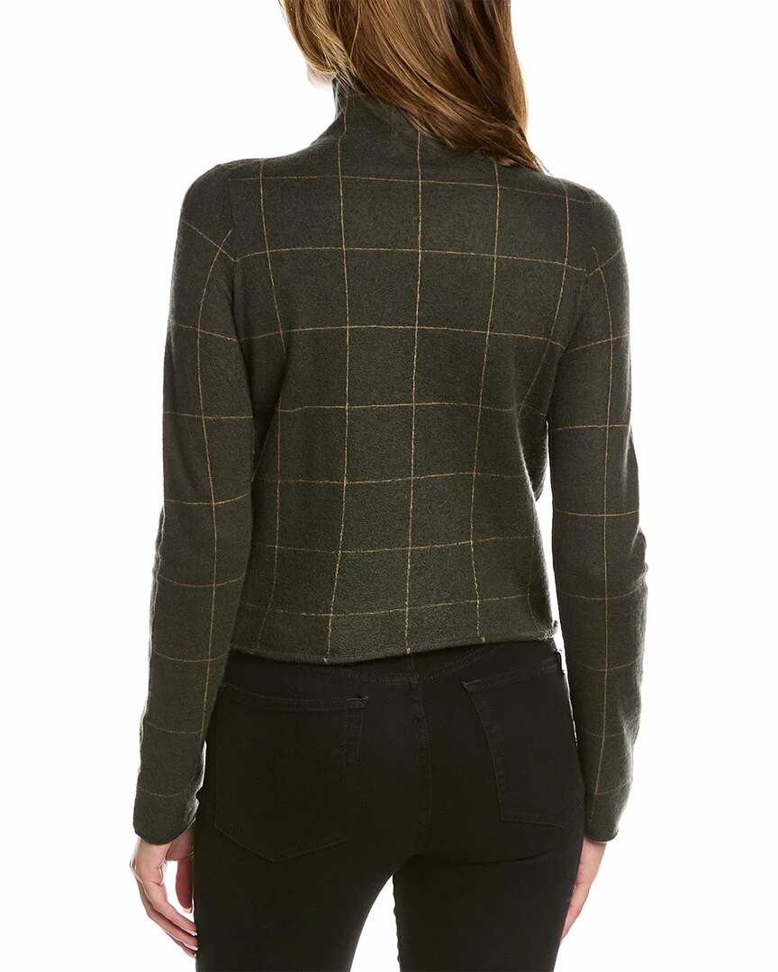 Vince Windowpane Plaid Turtleneck Cashmere Sweater Women Sweaters & Knits 4 Vince Windowpane Plaid Turtleneck Cashmere Sweater Women Sweaters & Knits - Image 2