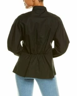 Vince Sculpted Poplin Shirt Women Tops -Vince shop 1411213907 RLLZ 2