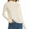 Vince Striped Saddle Wool & Cashmere-Blend Pullover Women Sweaters & Knits -Vince shop 1411213913 RLLZ 1