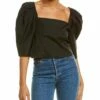 Vince Draped Square Neck Top Women Tops -Vince shop 1411214447 RLLZ 1