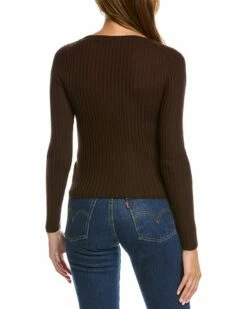 Vince Ribbed Square Neck Wool Sweater Women Sweaters & Knits 6 Vince Ribbed Square Neck Wool Sweater Women Sweaters & Knits -Vince shop 1411259386 RLLZ 2