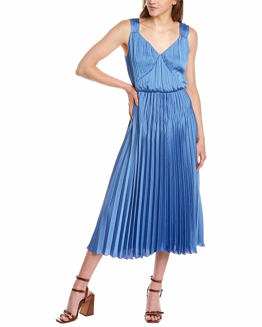 Vince Pleated Slip Dress Women Dresses 3 Vince Pleated Slip Dress Women Dresses