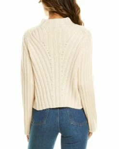 Vince Rib Transfer Cashmere & Wool-Blend Sweater Women Sweaters & Knits Vicuna 12 Vince Rib Transfer Cashmere & Wool-Blend Sweater Women Sweaters & Knits Vicuna -Vince shop 1411305774 RLLZ lightbrown 2