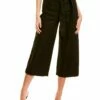 Vince Tie Front Crop Linen-Blend Wide Pant Women Pants -Vince shop 1411322100 RLLZ 1
