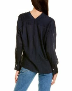 Vince Drapey Blouse Women Tops -Vince shop 1411322110 RLLZ 2
