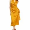 Vince Draped Wrap Dress Women Dresses