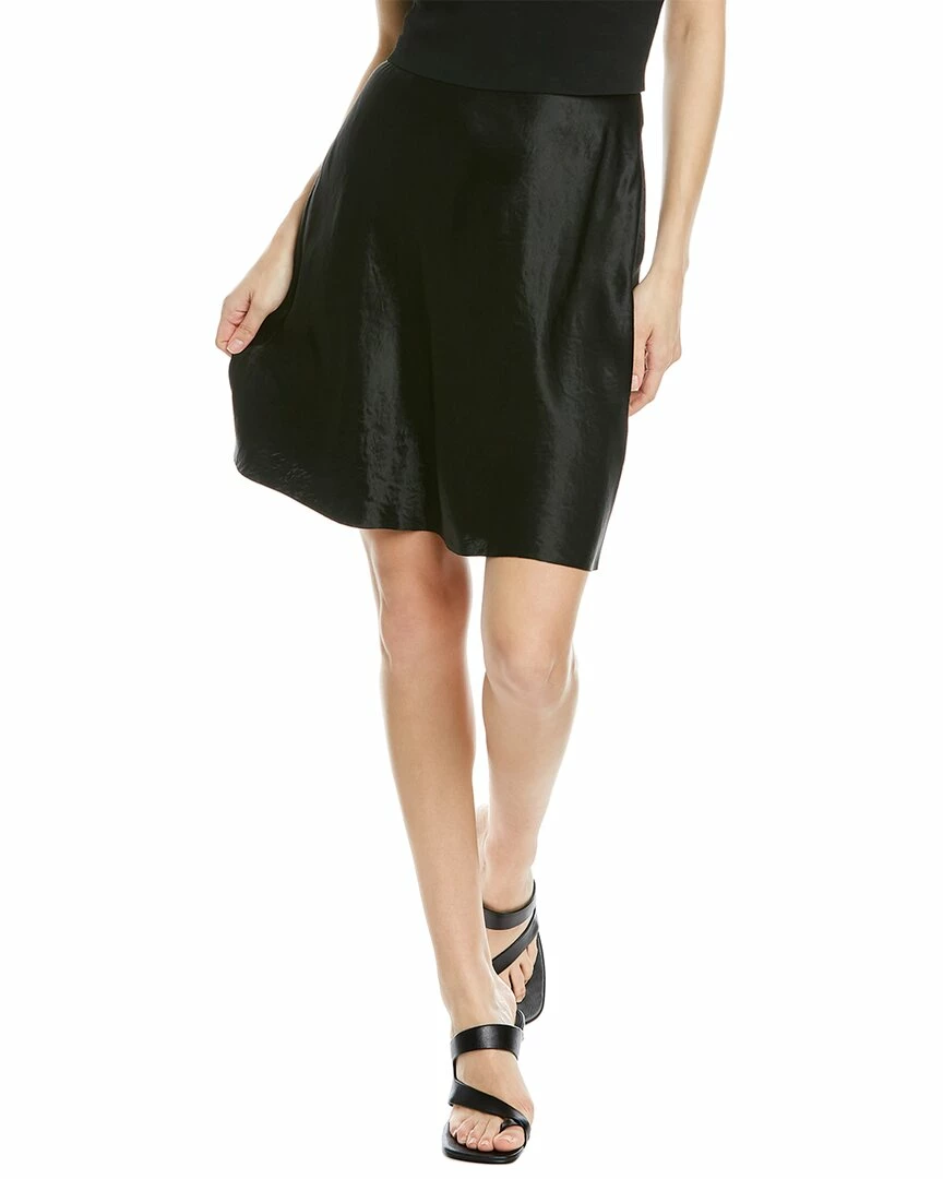 Vince Satin Skirt Women Skirts 3 Vince Satin Skirt Women Skirts