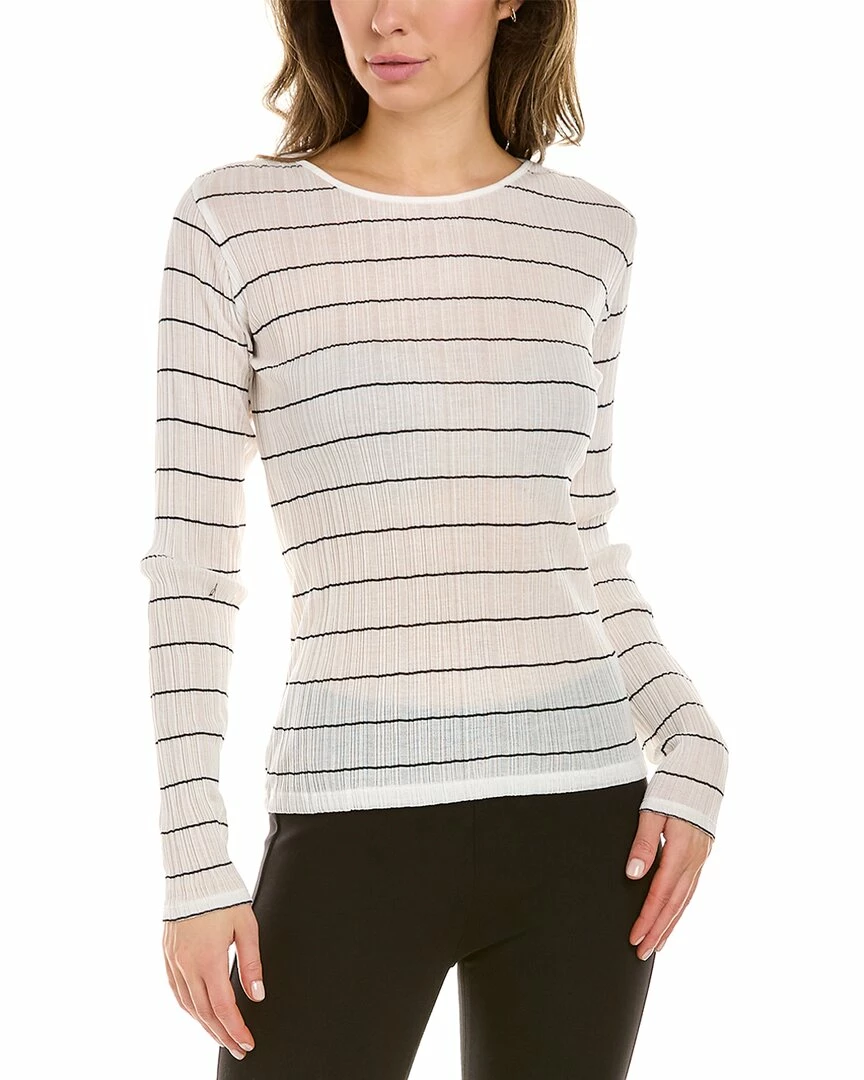 Vince Striped Rib Top Women Sweaters & Knits 3 Vince Striped Rib Top Women Sweaters & Knits