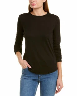 Vince Little Boy T-Shirt Women Sweaters & Knits Black