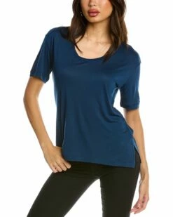 Vince Scoop Neck T-Shirt Women Sweaters & Knits